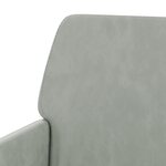Banc banquette 108 x 79 x 79 cm velours gris clair 02_0010498
