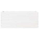 vidaXL Jardinière blanc 110x40x45 5 cm bois de pin massif