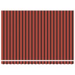 vidaXL Store rétractable automatique Orange et Marron 450x300 cm
