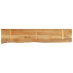 vidaXL Dessus de table à bord vivant 140x20x3 8cm bois massif manguier