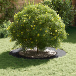 vidaXL adapté pour anneaux d'arbre plats 5 Pièces Anthracite Ø60 / 90 cm