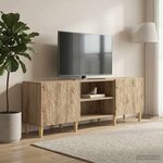 vidaXL Meuble TV 150 x 31 x 50 cm Chêne artisanal Bois d'ingénierie