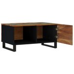 vidaXL Table basse 80x50x40 cm Bois de récupération et d'ingénierie