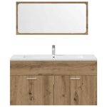 vidaXL Ensemble de meubles salle de bain 4 Pièces bois d'ingénierie