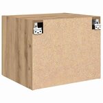 vidaXL Meuble mural Montage mural chêne artisanal 50 x 42 5 x 40 cm