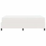 vidaXL Lit à ressorts avec matelas crème - 120 x 200 cm  Tissu Velours Côtelé