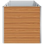 vidaXL Jardinière surélevée Marron Clair 240 x 80 x 77 cm