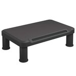 vidaXL Support de moniteur Noir 38x24x10 5 cm