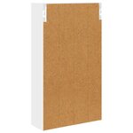 vidaXL Armoire murale de salle de bain Blanc 40 x 14 x 70 cm