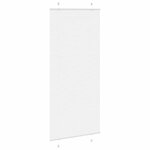 vidaXL Store plissé blanc 85x200 cm largeur du tissu 84 4 cm polyester