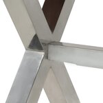 vidaXL Table à manger bois massif 180x90x76 cm