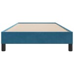 vidaXL Cadre de lit sans matelas bleu foncé 80x220 cm velours