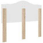 vidaXL Tête de lit Chêne Sonoma 135 cm Bois d'ingénierie