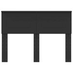 vidaXL Tête de lit Chêne noir 135 cm Bois d'ingénierie