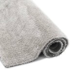 vidaXL Tapis Shaggy 160 x 230 cm Gris