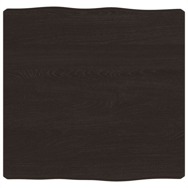 vidaXL Dessus de table bois massif traité bordure assortie