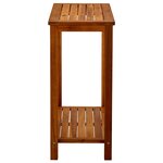 vidaXL Table console de jardin 80x35x75 cm Bois d'acacia solide
