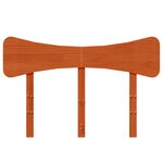 vidaXL Tête de lit cire marron 135 cm bois massif de pin