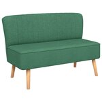 vidaXL Canapé 117x55 5x77 cm Tissu Vert