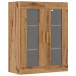 vidaXL Armoire murale suspendue chêne artisanal 69 5x34x90 cm