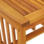 Table d'extérieur vidaXL Marron 45x45x50 cm en bois d'acacia massif