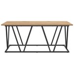 vidaXL Table basse Chêne artisanal 100 x 50 x 40 cm