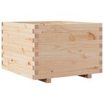 vidaXL Jardinière 70x70x49 5 cm bois de pin massif