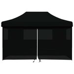 vidaXL Tente de fête 292 x 440 x 315 cm Noir Tissu Oxford