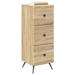 vidaXL Armoire à tiroirs Chêne Sonoma 33 x 34 5 x 90 cm