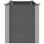 vidaXL Lit surélevé de jardin WPC 150x50x54 cm Gris