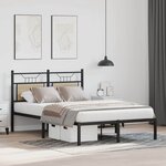 vidaXL Cadre de lit sans matelas chêne sonoma 120x190 cm