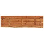 vidaXL Dessus de table 120x40x3 8 cm rectangulaire bois massif acacia