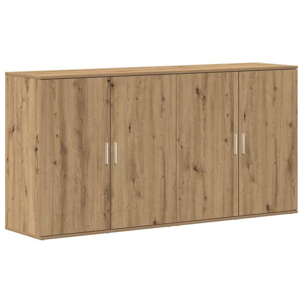 vidaXL Buffet 2 Pièces Chêne artisanal 79 x 38 x 80 cm Bois d'ingénierie