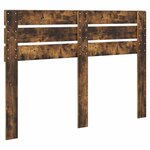 vidaXL Tête de lit Chêne fumé 160 cm Bois d'ingénierie