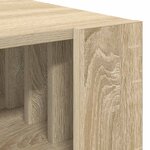 vidaXL Table basse Chêne Sonoma 66 x 49 5 x 45 cm Bois d'ingénierie