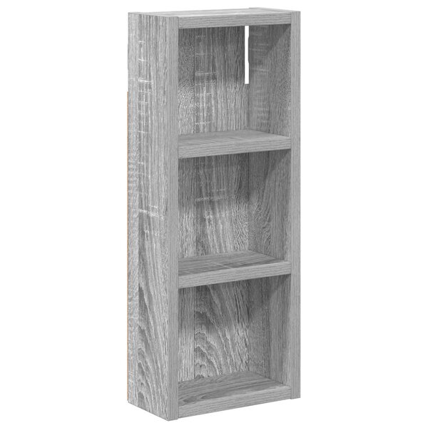 vidaXL Armoire murale de salle de bain Gris Sonoma 20 x 10 x 50 cm
