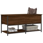 vidaXL Banc de rangement chêne marron 100x42 5x47 cm bois d'ingénierie