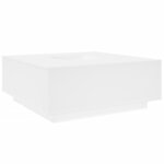 vidaXL Table basse blanc 100x100x40 cm bois d'ingénierie