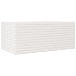 vidaXL Jardinière blanc 110x60x46 cm bois de pin massif