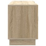 vidaXL Meuble TV Chêne Sonoma 102 x 34 5 x 47 cm Bois d'ingénierie