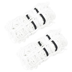 vidaXL Filets à foin 2 Pièces carré blanc 100x100 cm PP