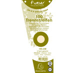 Paquet de 100 intercalaires trapèze 105 x 240 mm Perforation 2 trous Blanc x 6 EXACOMPTA