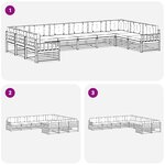 vidaXL Ensembles de canapés 10 pc