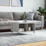 vidaXL Table basse Sonoma gris 60x50x36 5 cm Bois d'ingénierie