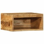 vidaXL Meubles TV muraux 2 Pièces bois de manguier massif brut