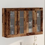 vidaXL Armoires murales 2 Pièces en bois ancien  69 5 x 34 x 90 cm  en bois technique