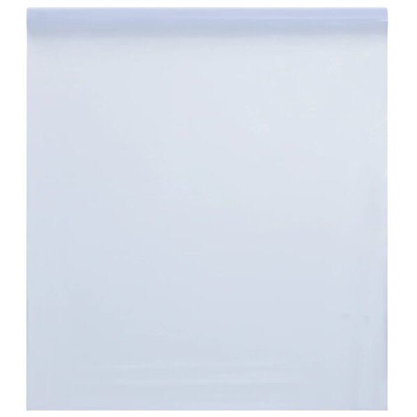 vidaXL Film de fenêtre statique dépoli blanc 60x1000cm PVC