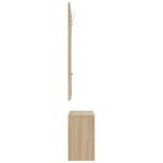 vidaXL Ensemble de meubles à chaussures 3 en 1 en bois d'ingénierie chêne Sonoma