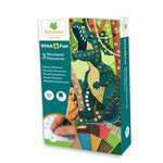 Jeu créatif - Mosaïques à coller - 3 tableaux dinosaures - Dès 5 ans - Loisirs créatifs
