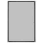 vidaXL Moustiquaire pour fenêtres Anthracite 80x120 cm